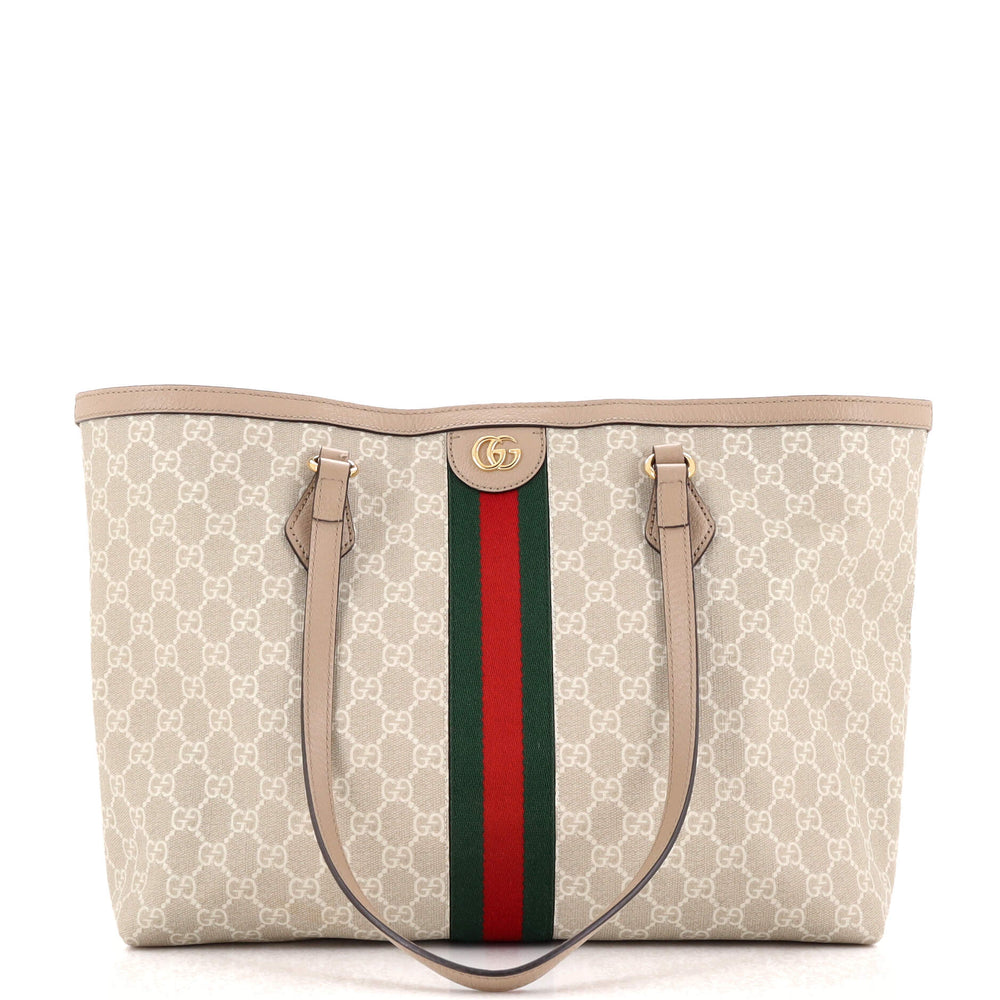 GUCCI Ophidia Shopping Tote GG Coated Canvas Medium