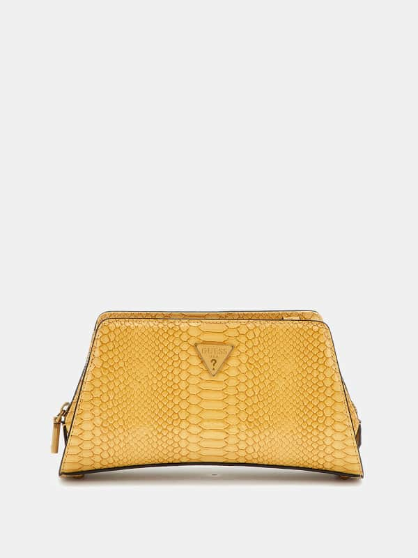 Guess Annita Python-Print Crossbody