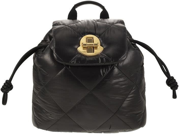Moncler Women's Puf - LaquÃ© Nylon Backpack in Black | J109B5A00002M3202