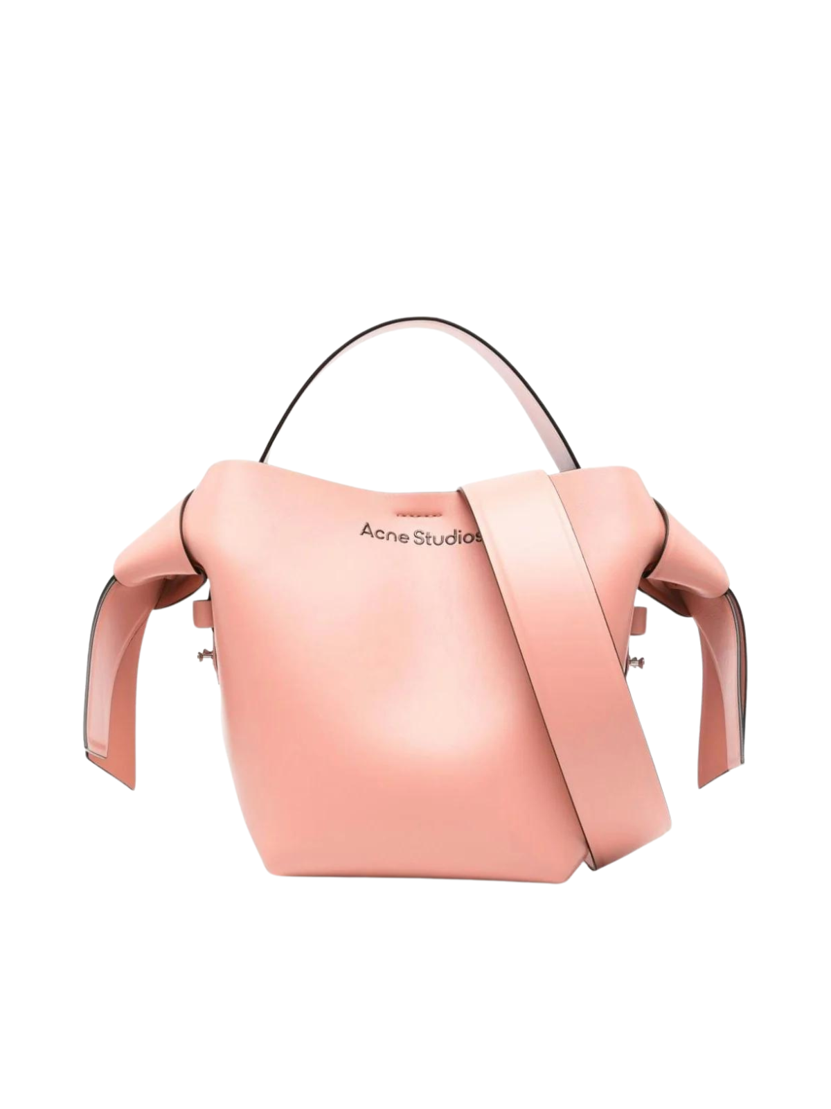 Acne Studios Women's Musubi Micro Leather Handbag in Pink | Size UNI | A10340AD2