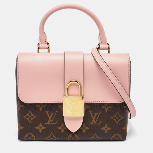 Rose Poudre Monogram Canvas Locky BB Bag