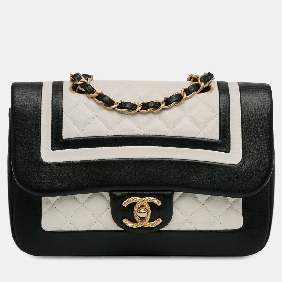 Chanel Small Bicolor Lambskin Paris Cosmopolite Flap