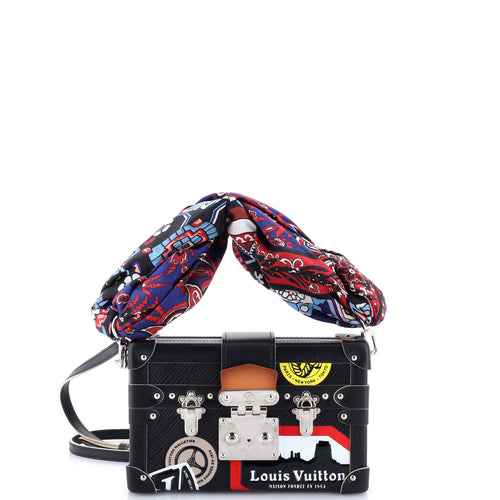 Petite Malle Handbag Limited Edition World Tour Epi Leather