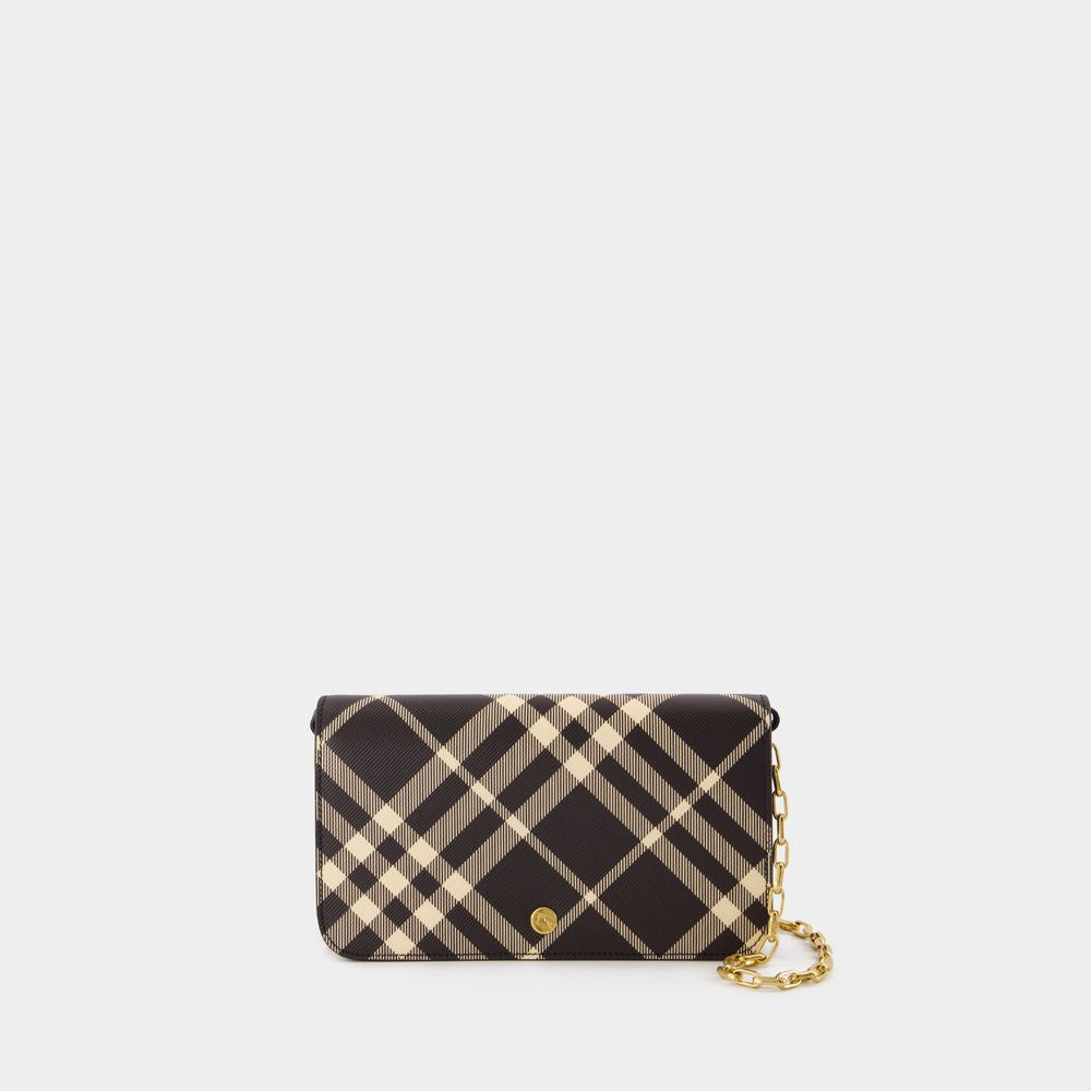Burberry Women's Bin Wallet On Chain in Black | 8095121