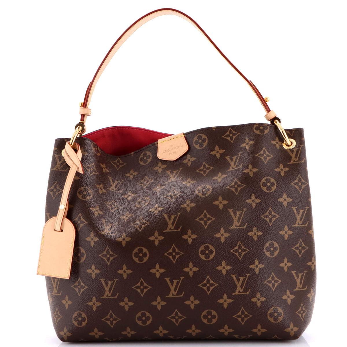 Louis Vuitton Graceful Handbag Monogram Canvas MM