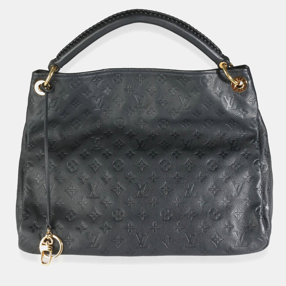Louis Vuitton Black Monogram Leather Empreinte Artsy MM Tote Bag