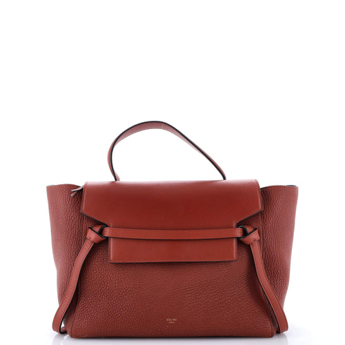 CELINE Belt Bag Textured Leather Mini