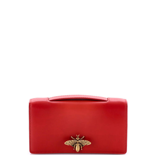 Bee Clutch Leather