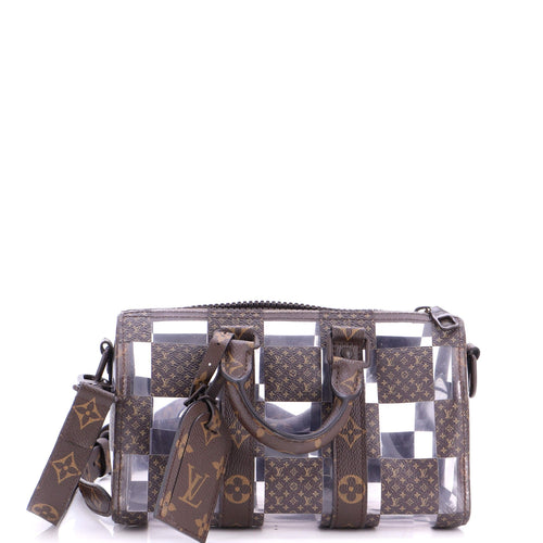 Keepall Bandouliere Bag Monogram Chess Coated Canvas and PVC 25