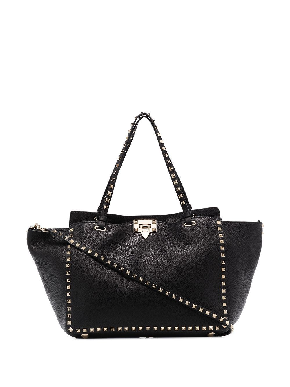 Valentino Women's Medium Rockstud Bag in Nero | 5W2B0970VSF