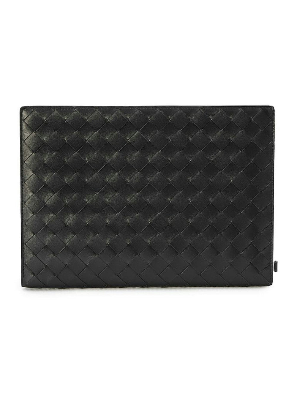 Men's Small Intrecciato Document Case in Black | 693675V2E41 Color 8803