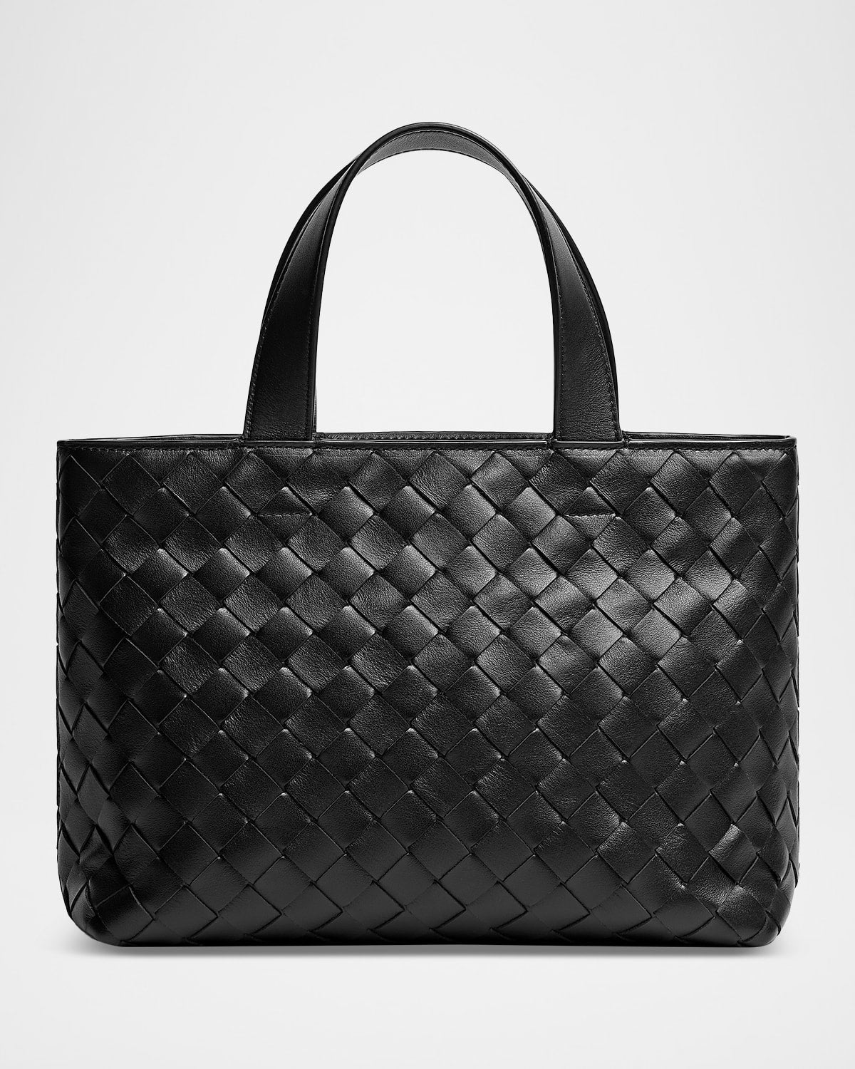 Bottega Veneta Men & apos;s Mini Intrecciato Leather Zipped Tote Bag