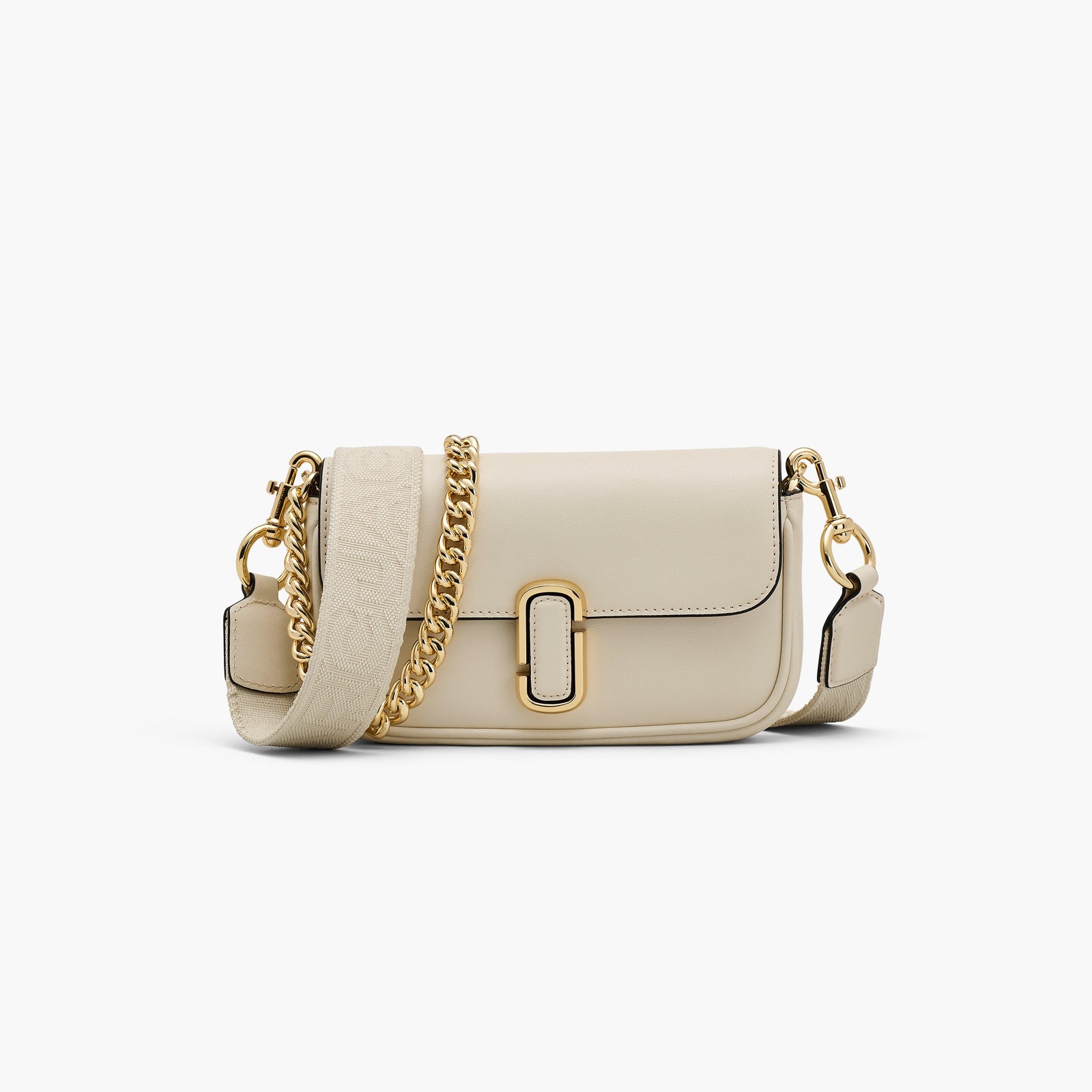 Marc Jacobs Le mini sac à bandoulière J Marc en blanc nuage