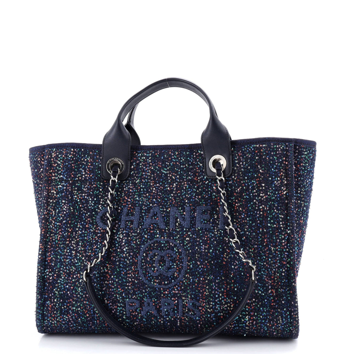 Chanel CHANEL Deauville Tote Sequins Small