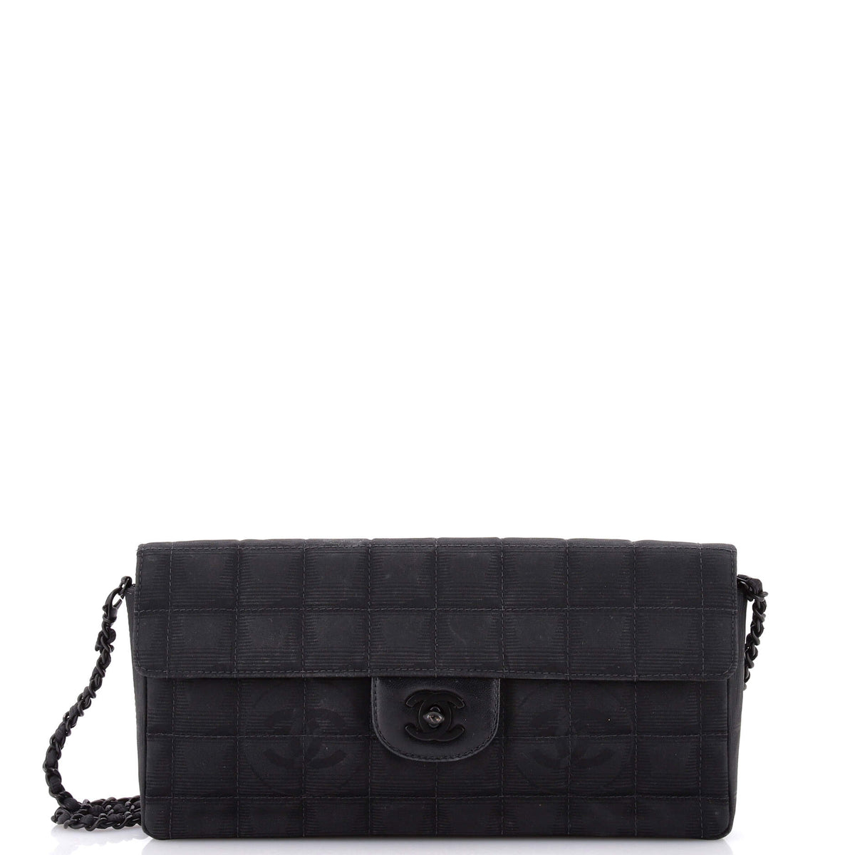 Chanel CHANEL Travel Line Flap Bag Quilted Nylon East West