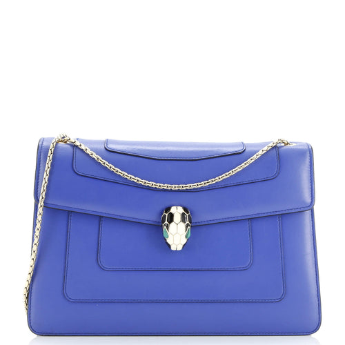 BVLGARI Serpenti Forever Shoulder Bag Leather Medium