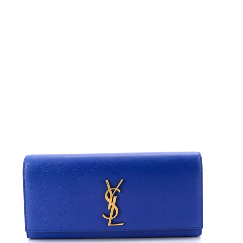 Classic Monogram Clutch Leather Long