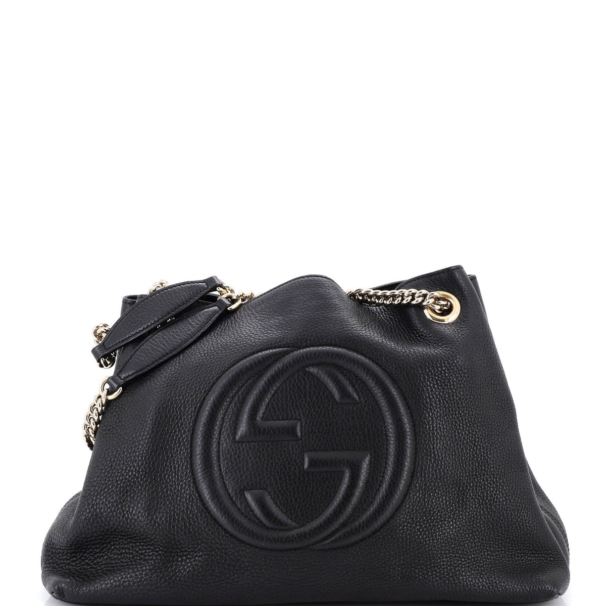 Gucci GUCCI Soho Chain Strap Shoulder Bag Leather Medium