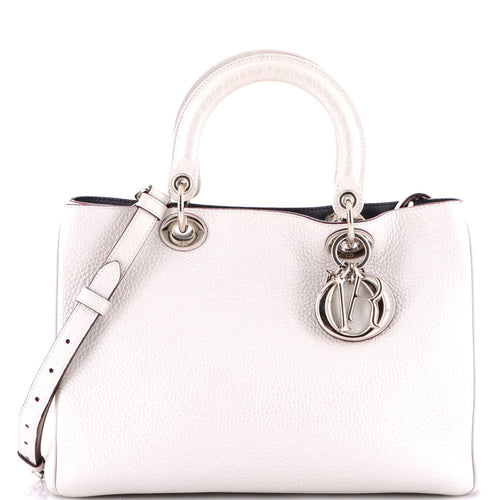Diorissimo Tote Pebbled Leather Medium