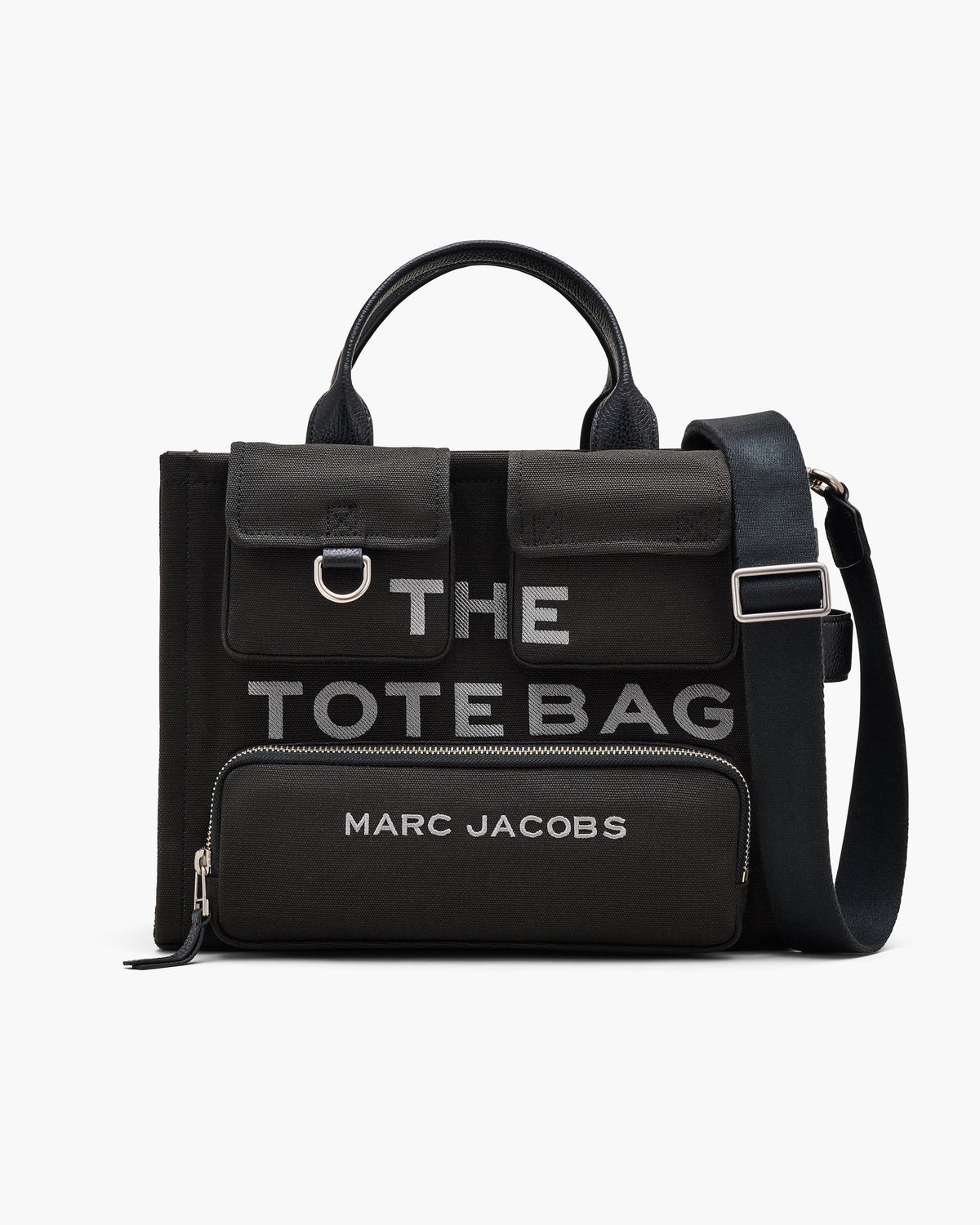 Marc Jacobs Marc Jacobs The Cargo Canvas Medium Tote Bag in Black