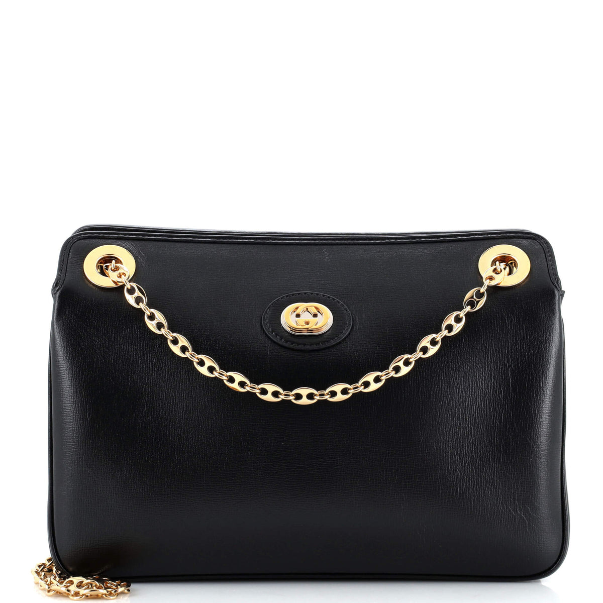 Gucci GUCCI Marina Chain Shoulder Bag Leather