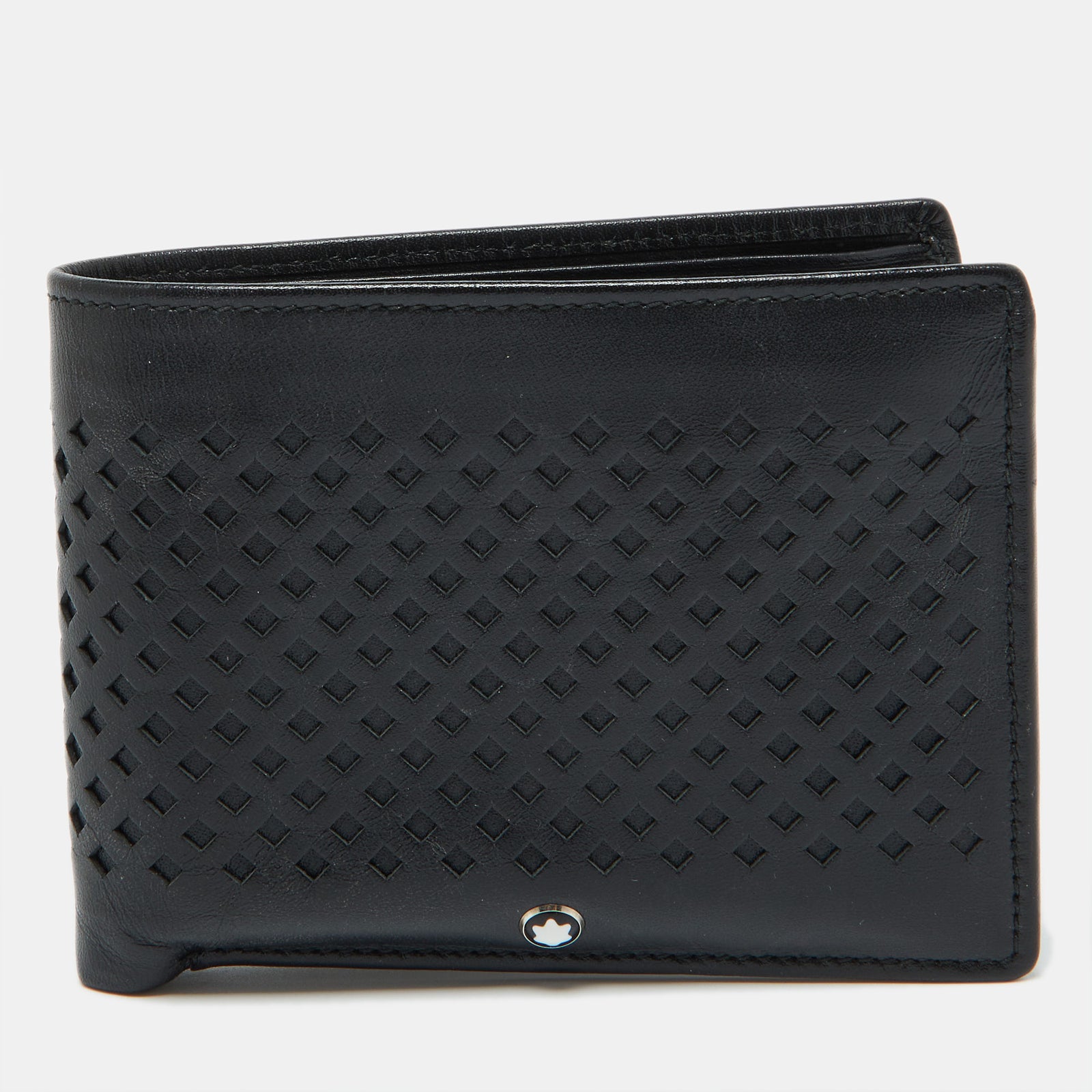 Montblanc Black Leather Meisterstuck Bifold Wallet