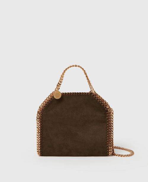 Falabella Suede Tiny Tote Bag,