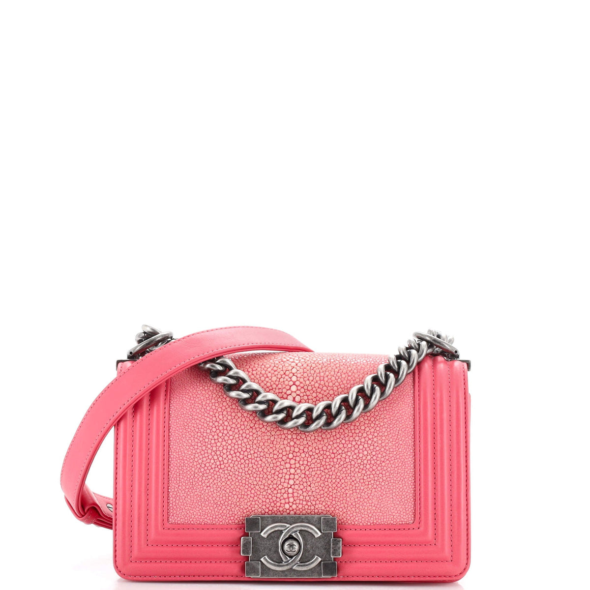 Chanel CHANEL Boy Flap Bag Stingray Small