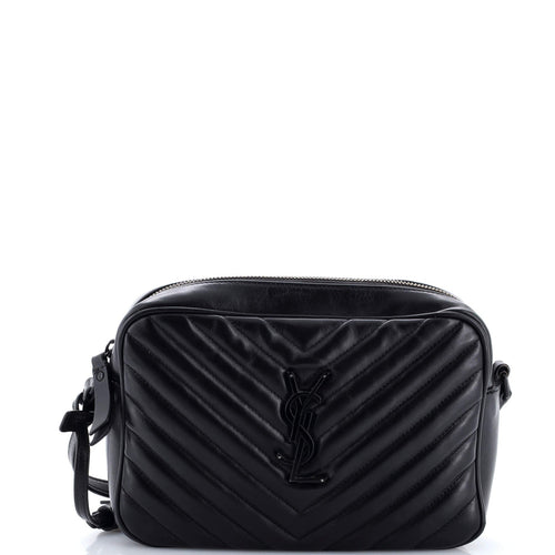 Lou Camera Bag Matelasse Chevron Leather Small