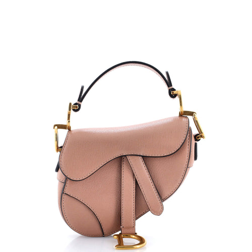 Saddle Handbag Leather Micro