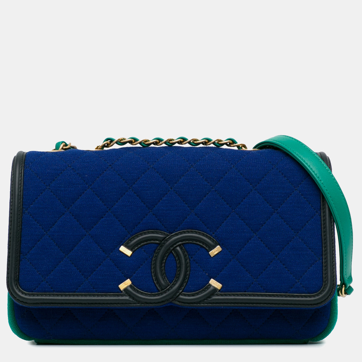 Chanel Small Jersey CC Filigree Flap