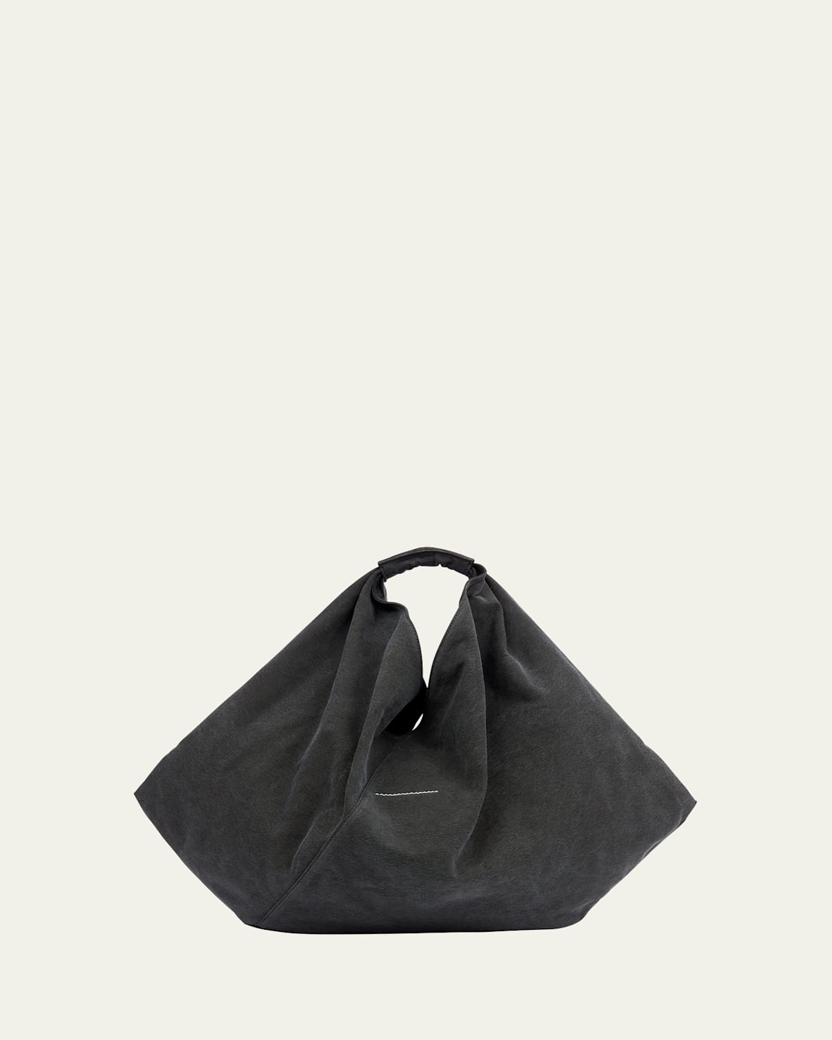 Mm6 Maison Margiela Japanese Draped Canvas Top-Handle Bag