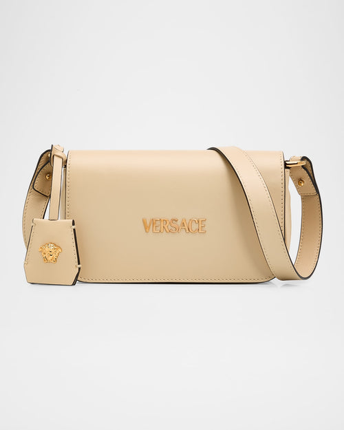 Tag Mini Flap Leather Shoulder Bag