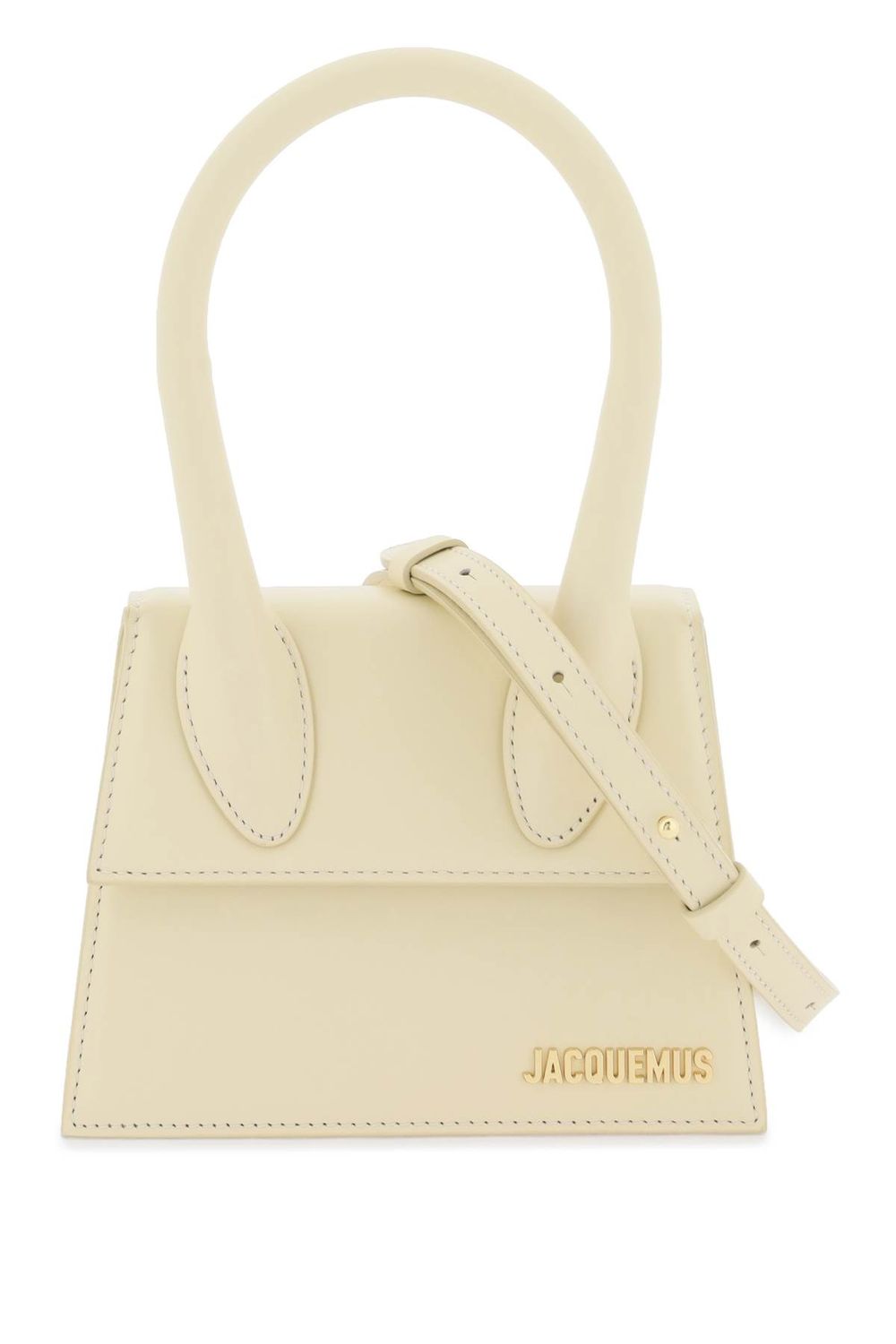Jacquemus Women's Le Chiquito Moyen Bag in Neutro | 213BA0023060