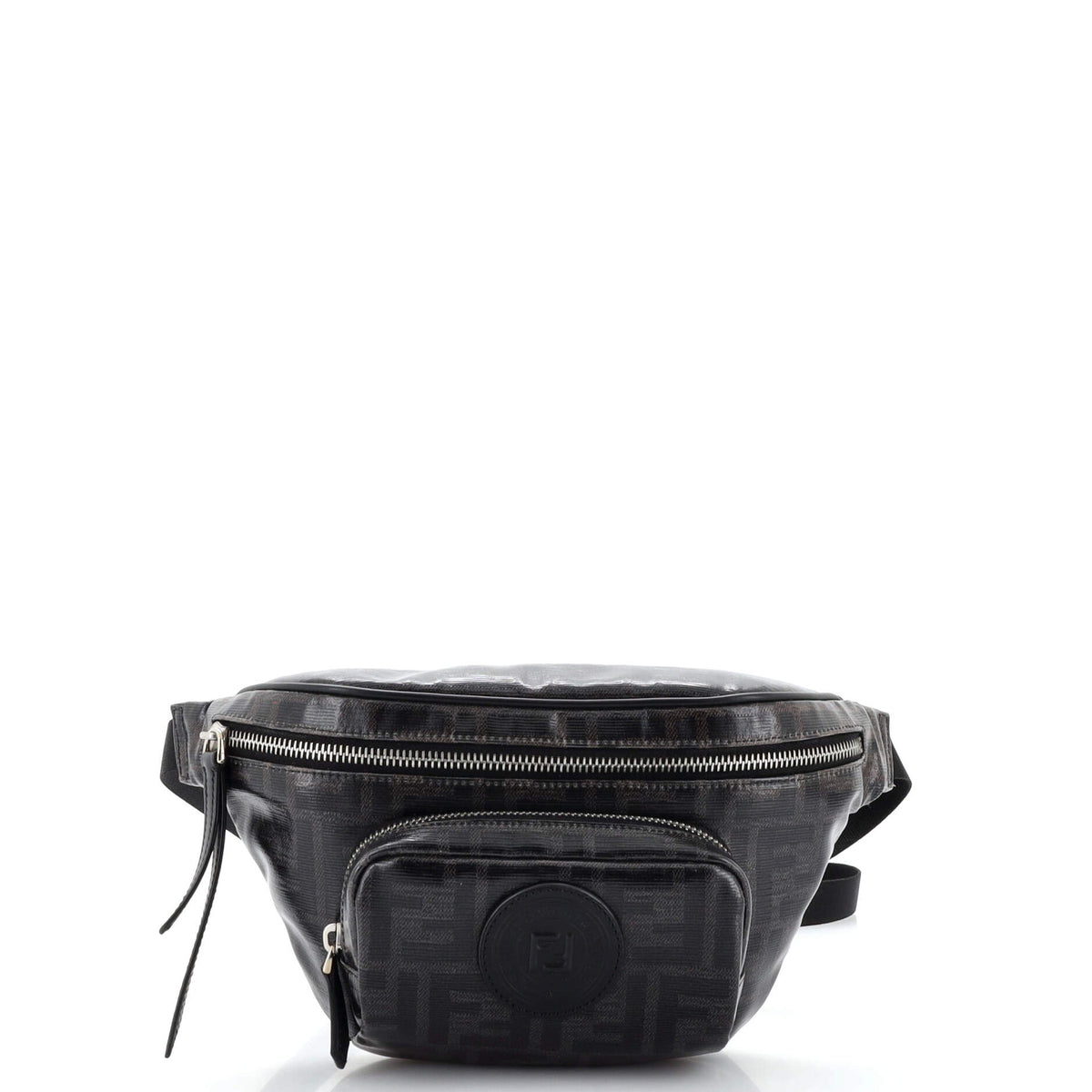 Fendi FENDI Front Pocket Waist Bag Zucca Coated Canvas