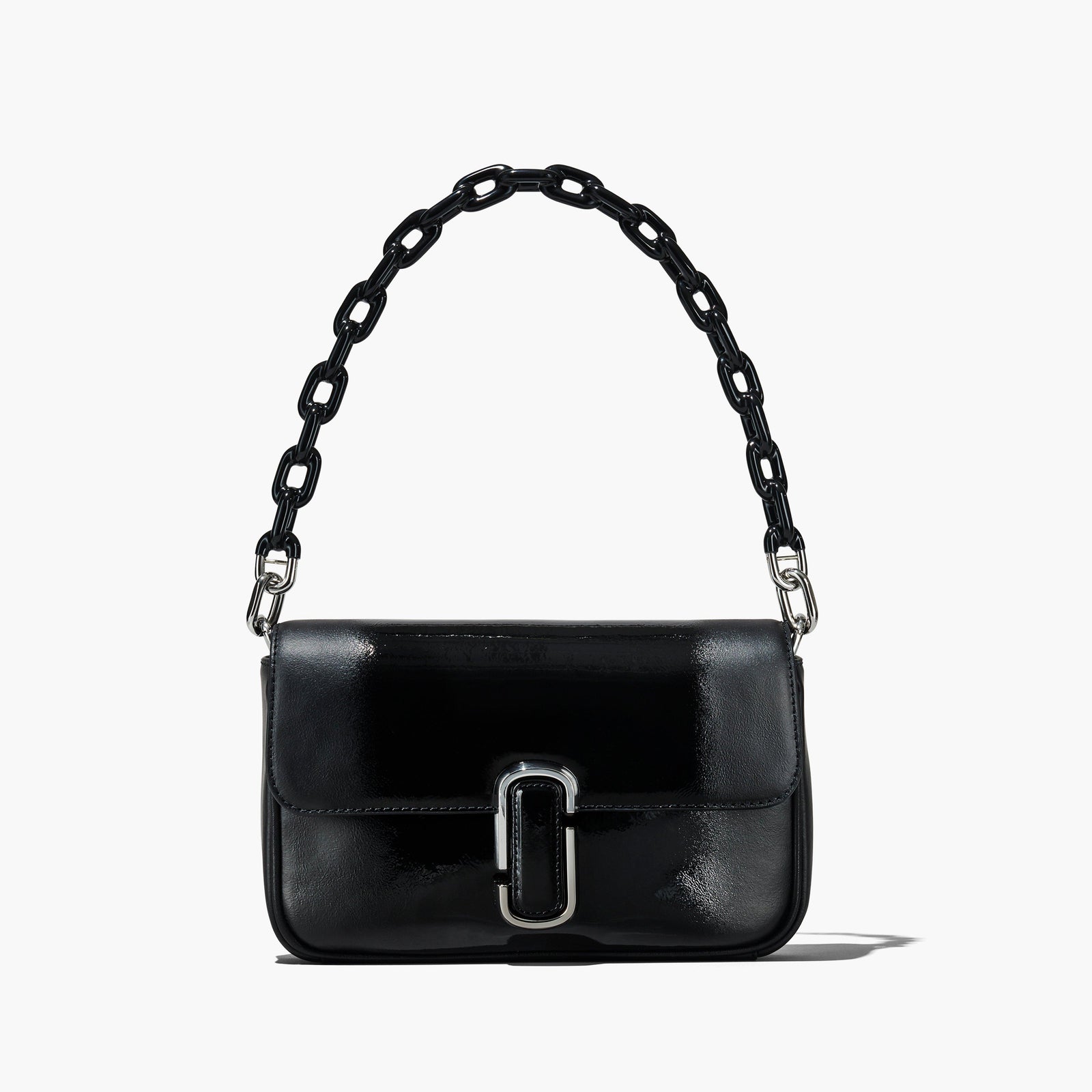 Marc Jacobs Sac à bandoulière en cuir verni Shadow de J Marc en noir