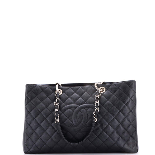 CHANEL Grand Shopping Tote Quilted Caviar XL