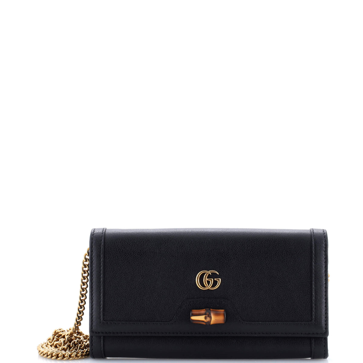 Gucci GUCCI Diana Wallet on Chain Leather