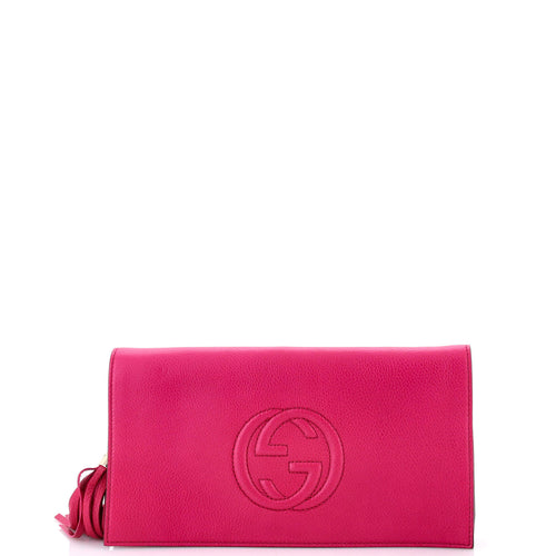 GUCCI Soho Clutch Leather