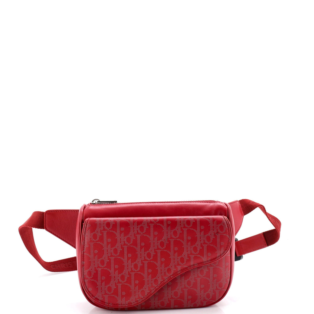 Christian Dior World Tour Saddle Belt Bag Oblique Galaxy Leather