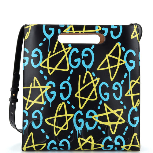 GUCCI Tote GucciGhost Leather Medium
