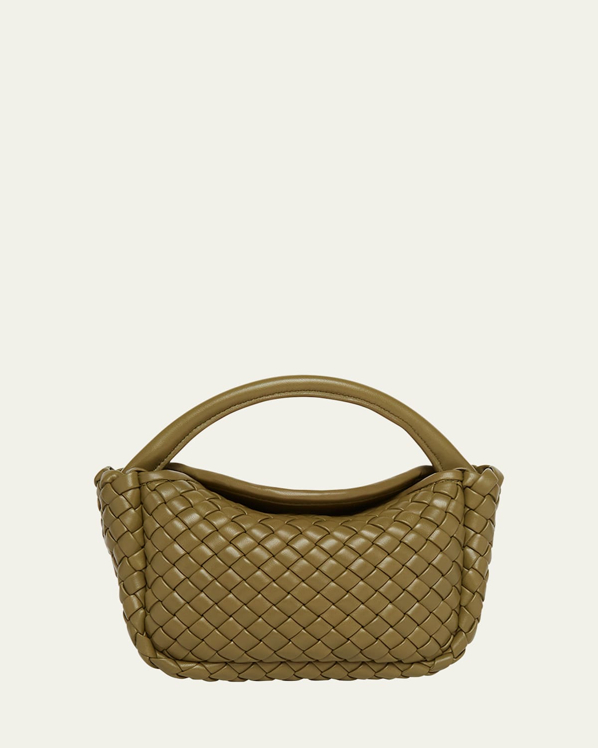 Bottega Veneta Cobble Mini Leather Top-Handle Bag