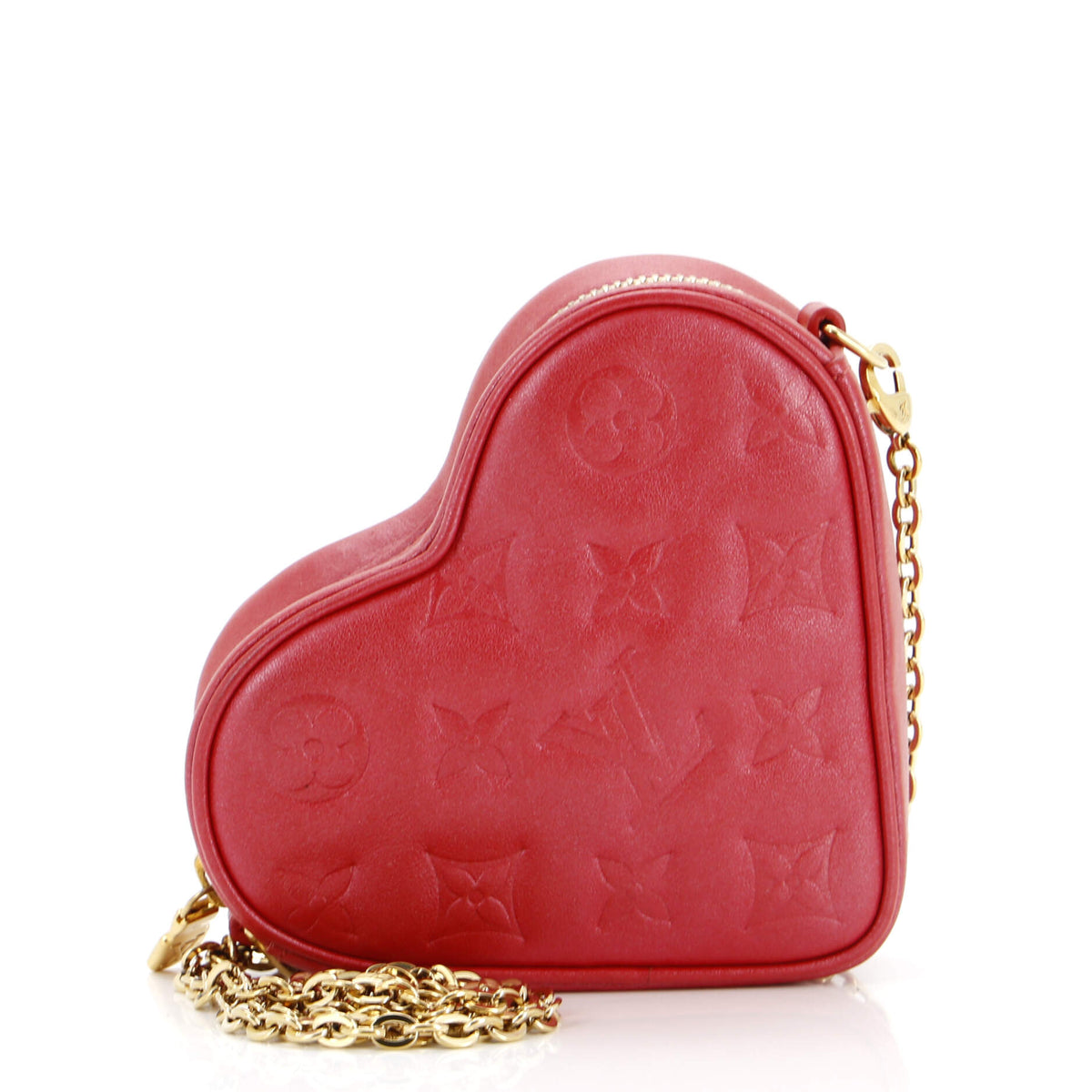 Louis Vuitton Coeur Heart on Chain Bag Monogram Embossed Lambskin