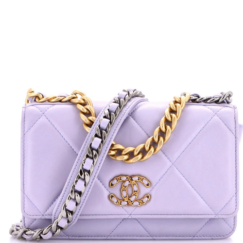 CHANEL 19 Wallet on Chain Quilted Lambskin