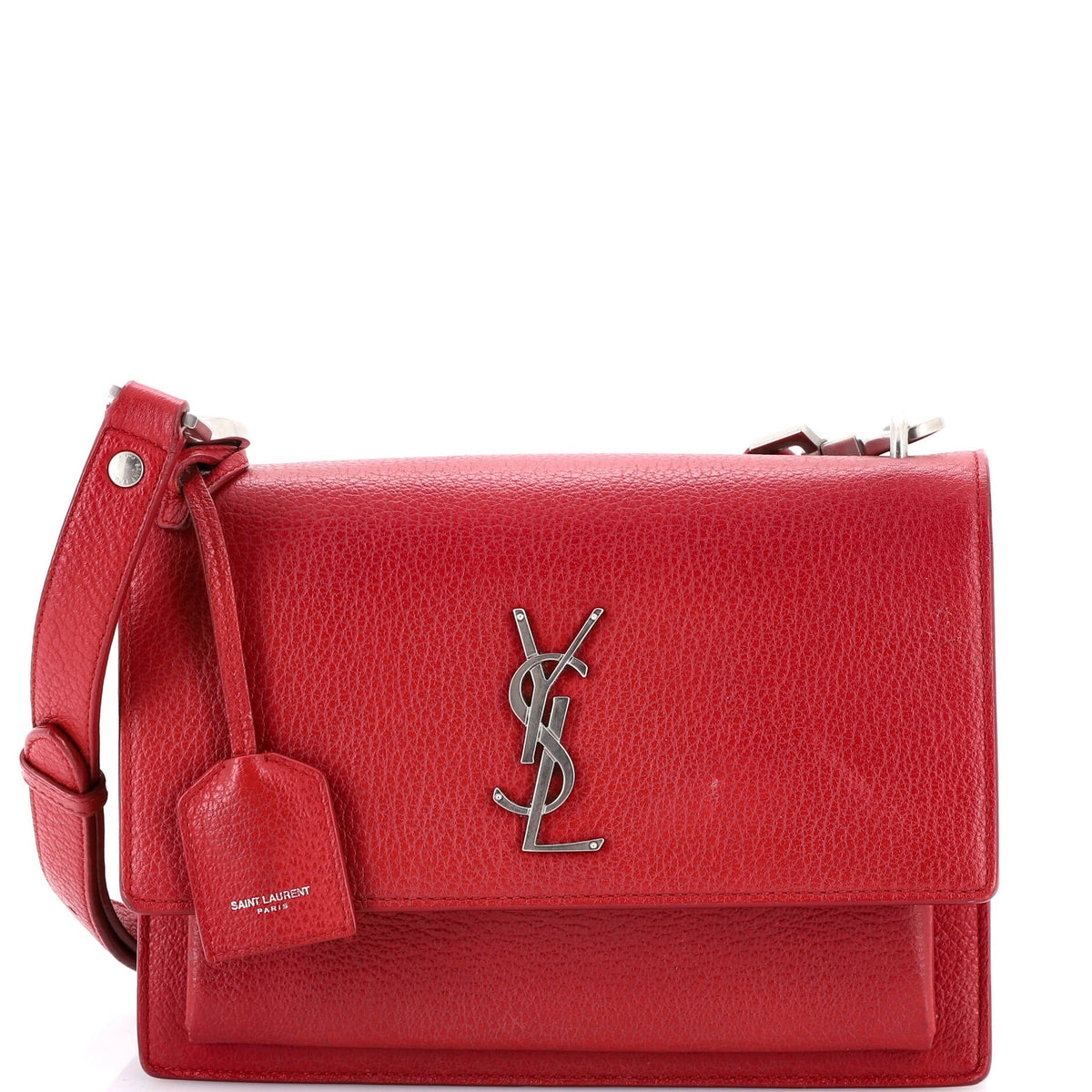 Saint Laurent Sunset Satchel Leather Medium