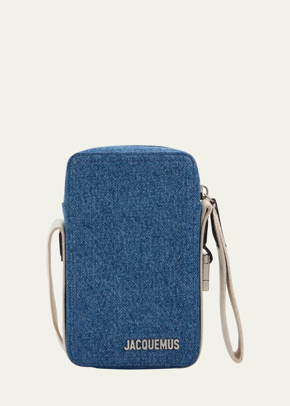 Jacquemus Men's Le Cuerda Vertical Denim Crossbody Bag