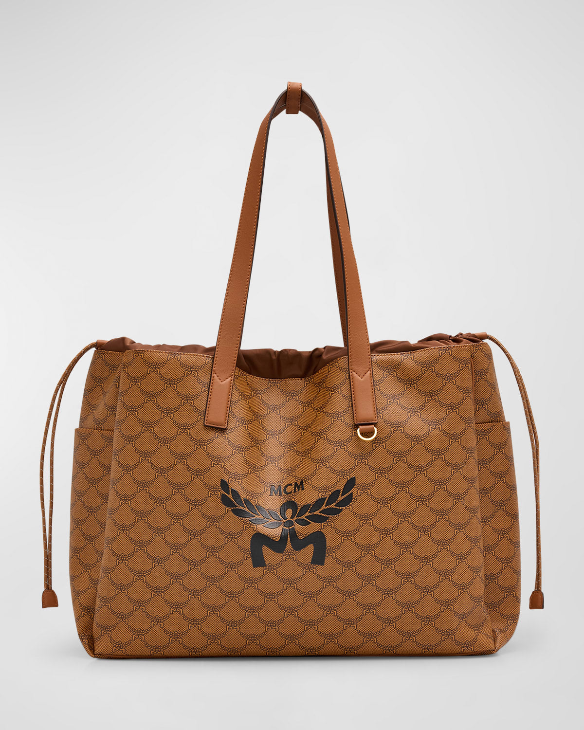 MCM Men's Himmel Lauretos XL Tote Bag