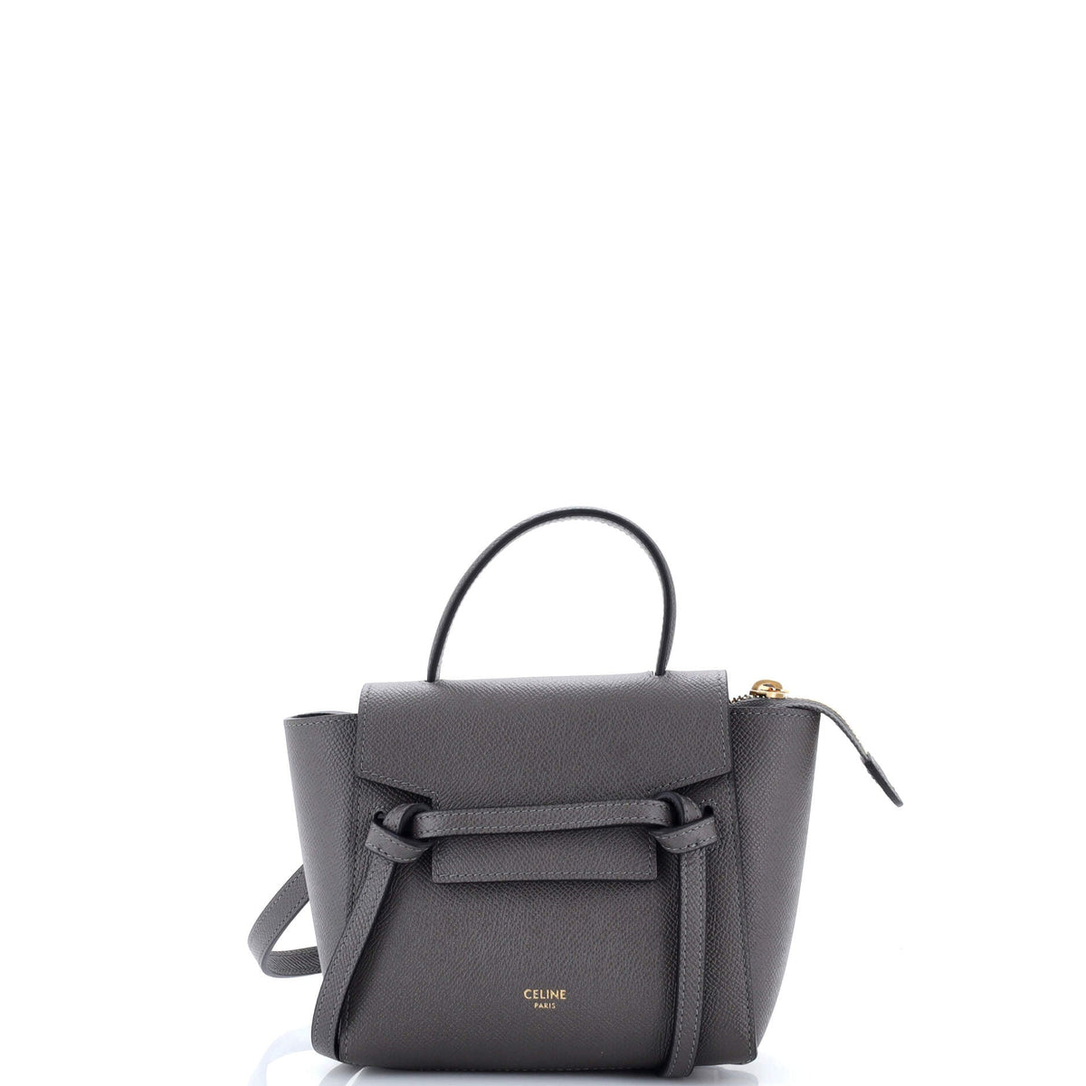 Celine CELINE Belt Bag Textured Leather Pico
