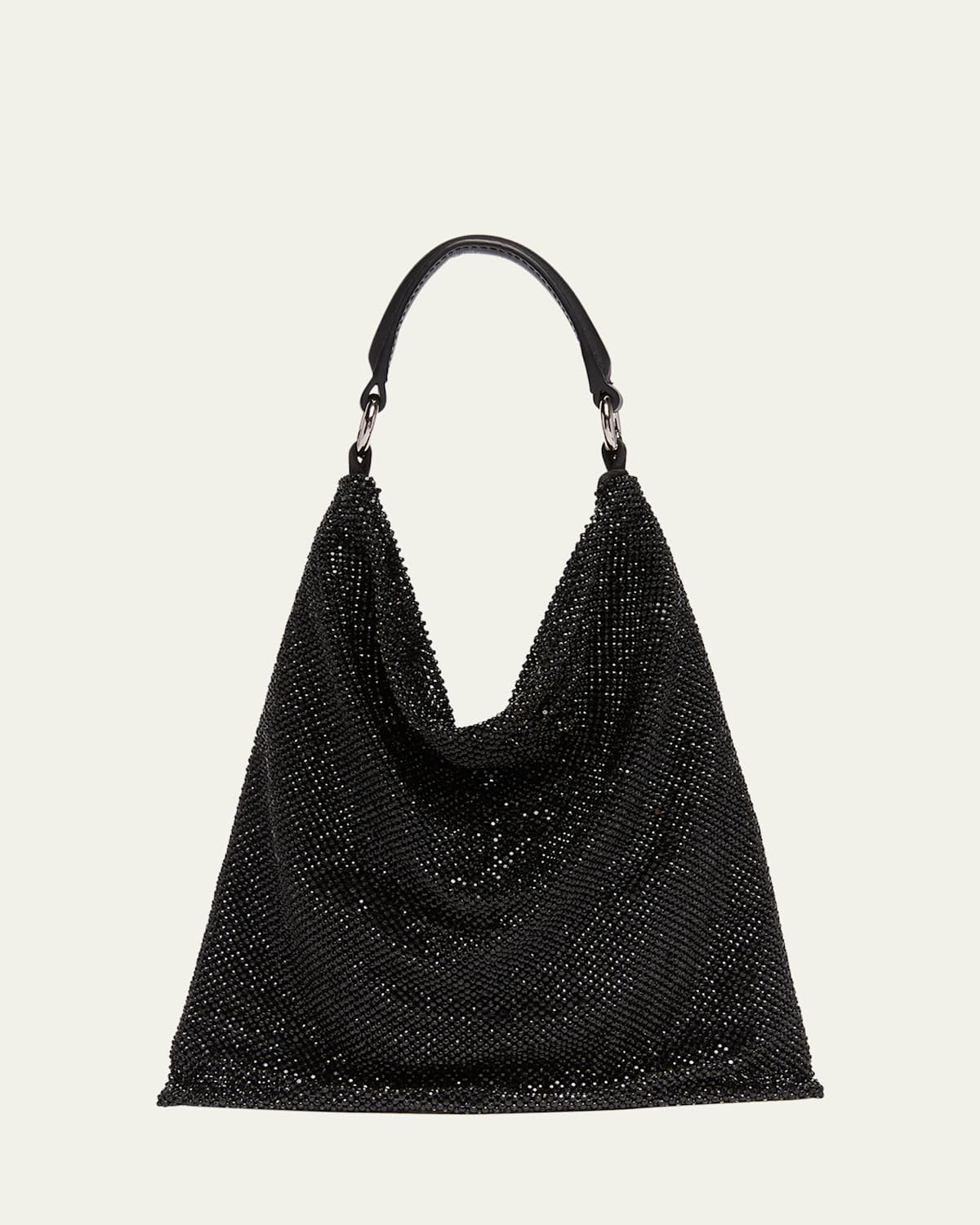 Benedetta Bruzziches Bella Ciao Mesh Crystal Hobo Bag