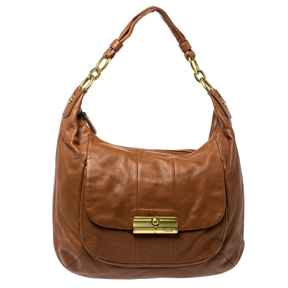 Coach Brown Leather Kristin Hobo